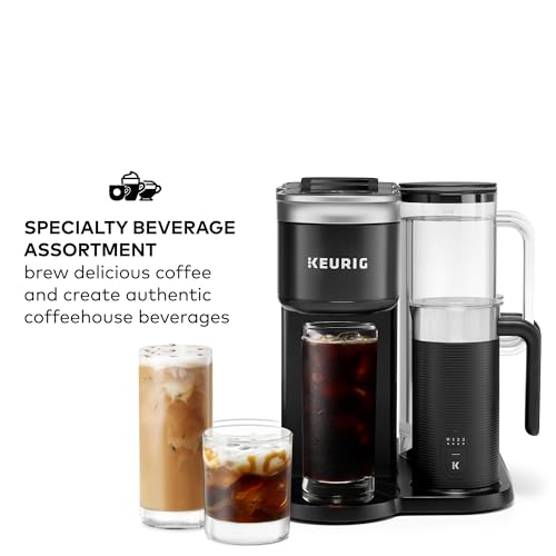 Keurig K-Cafe SMART - Cafetera para cápsulas K-Cafe, color negro