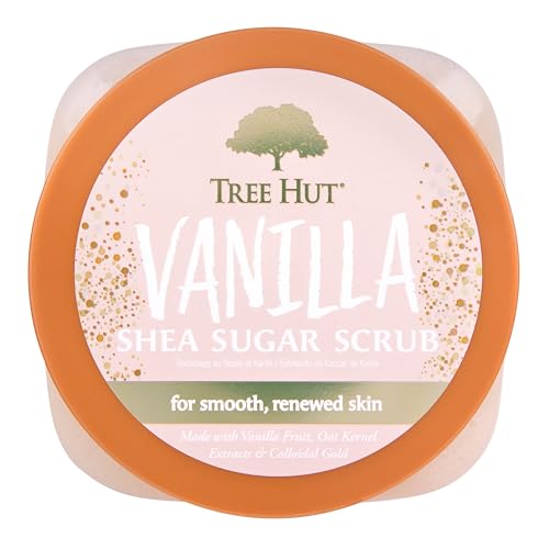 Exfoliante Corporal Tree Hut Oro Coloidal Vainilla y Manteca de Karité