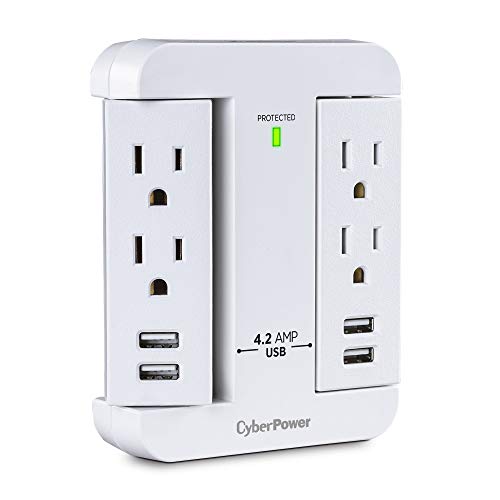 CyberPower GP400U4AWH Supresor de Picos, Blanco, Pequeño