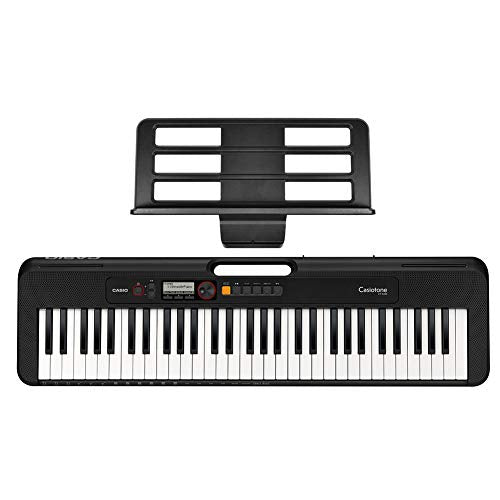 Casio CT-S200 Teclado Portatil con Eliminador, Negro