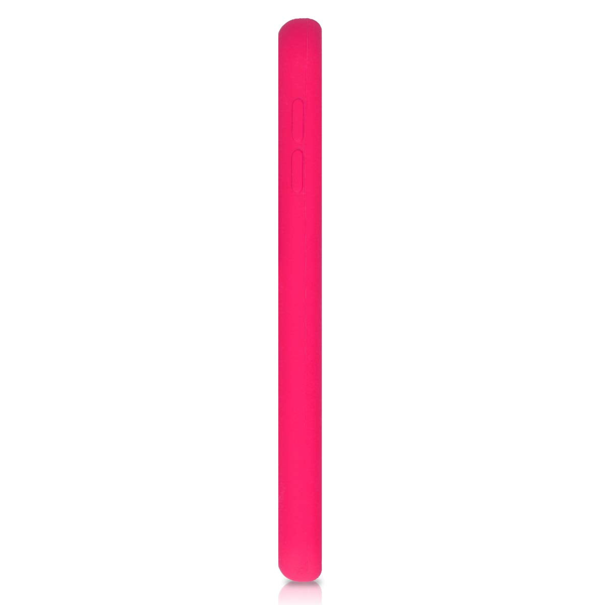 kwmobile Carcasa Compatible con Apple iPod Touch 6G / 7G (6a y 7a generación) - Funda Protectora de Silicona - Case Trasero en Rosa neón