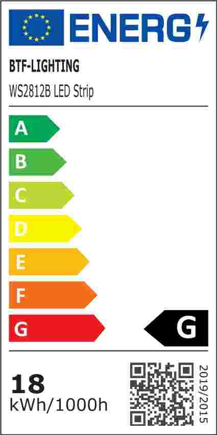 BTF-LIGHTING WS2812B - Tira de LED RGB ECO, efectos de persecución 5050SMD direccionable individualmente 3.3 pies 60 Pixeles/m, color flexible de ensueño IP30 para proyectos de bricolaje de recámara