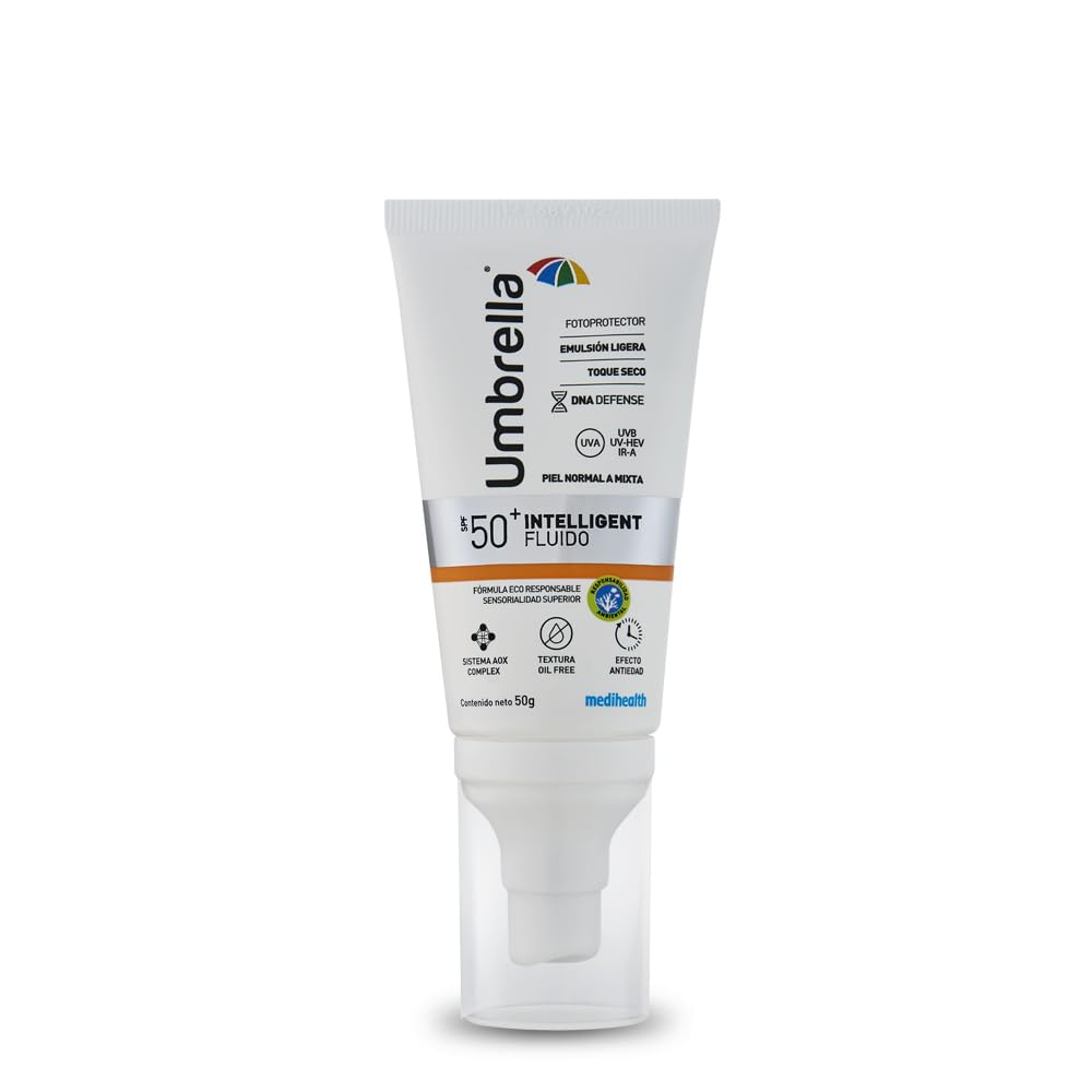 Emulsión Umbrella Intelligent Fluido Resistente al Agua para Piel Normal a Mixta
