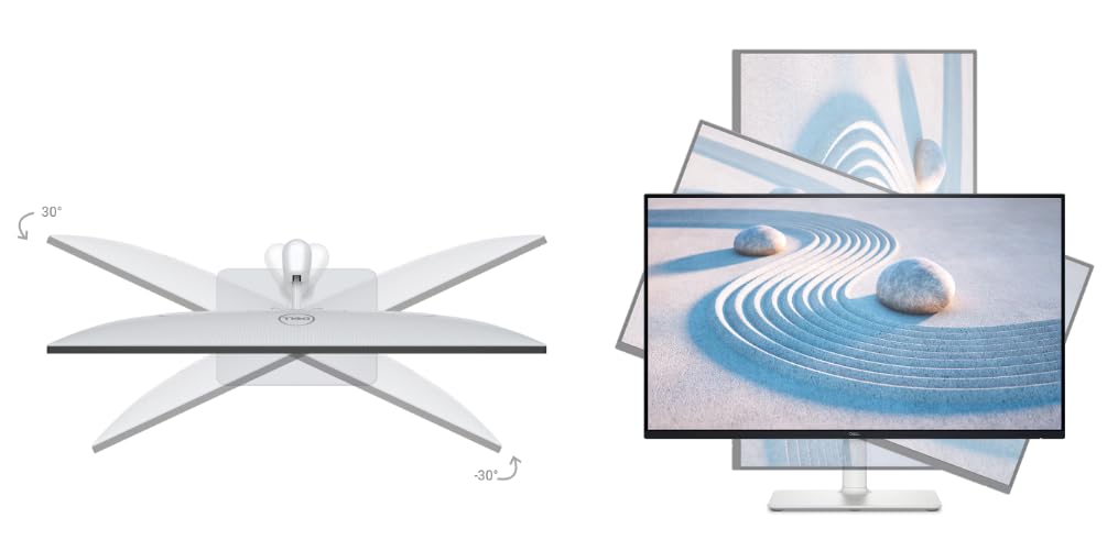 Dell Monitor QHD de 27 pulgadas, frecuencia de actualización de 100 Hz, relación de contraste de 1500:1, TÜV Rheinland Eye Comfort 4 estrellas, VESA, altavoz integrado de 2 x 5 W, pivote/giratorio