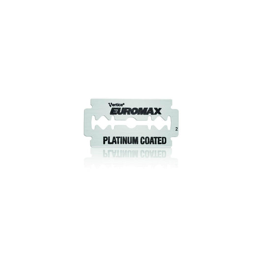 Cuchillas de Afeitar Euromax Acero Japonés Platino Doble Filo