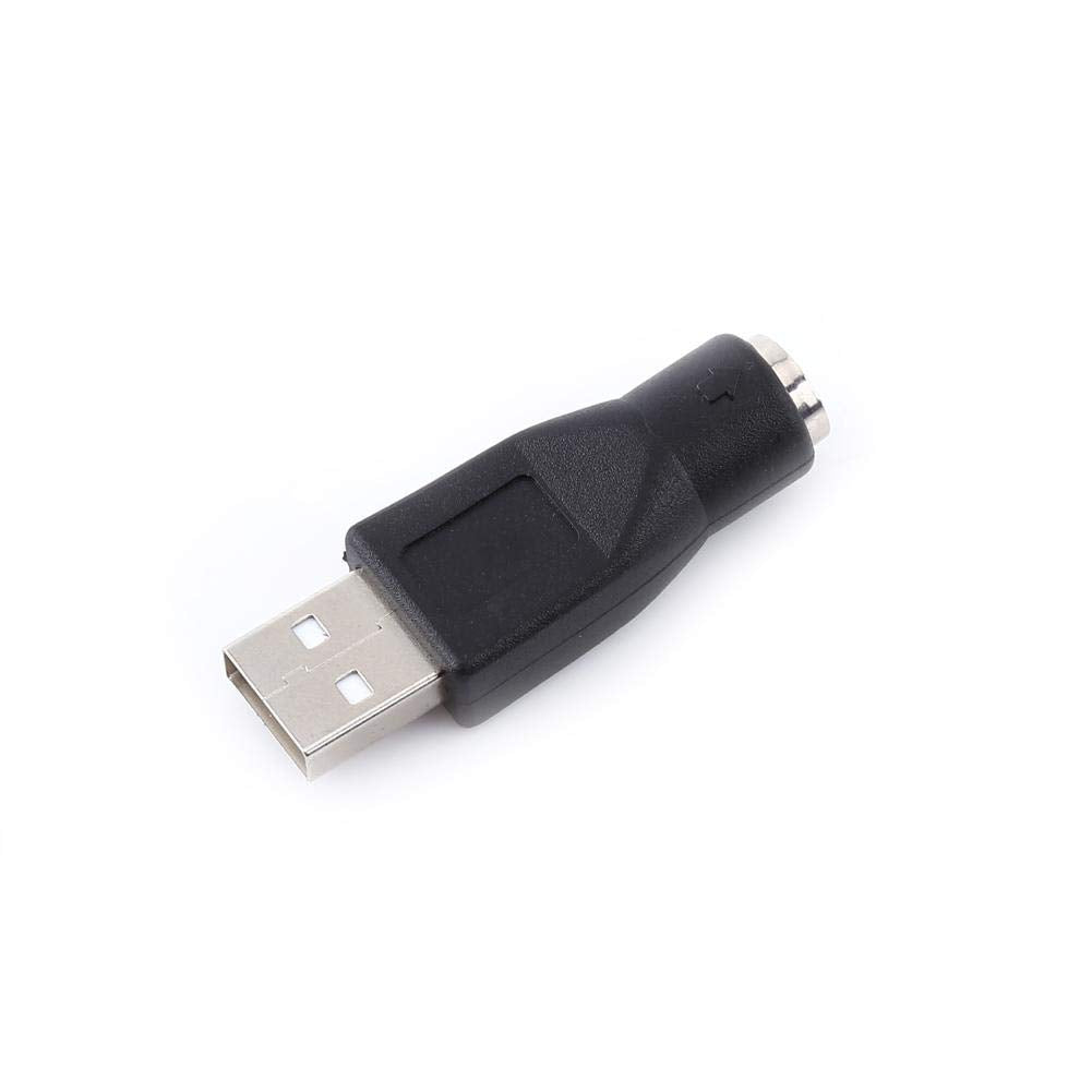 Adaptador USB 2.0 Diydeg Verde Macho a PS/2 Hembra para PC Teclado y Ratón