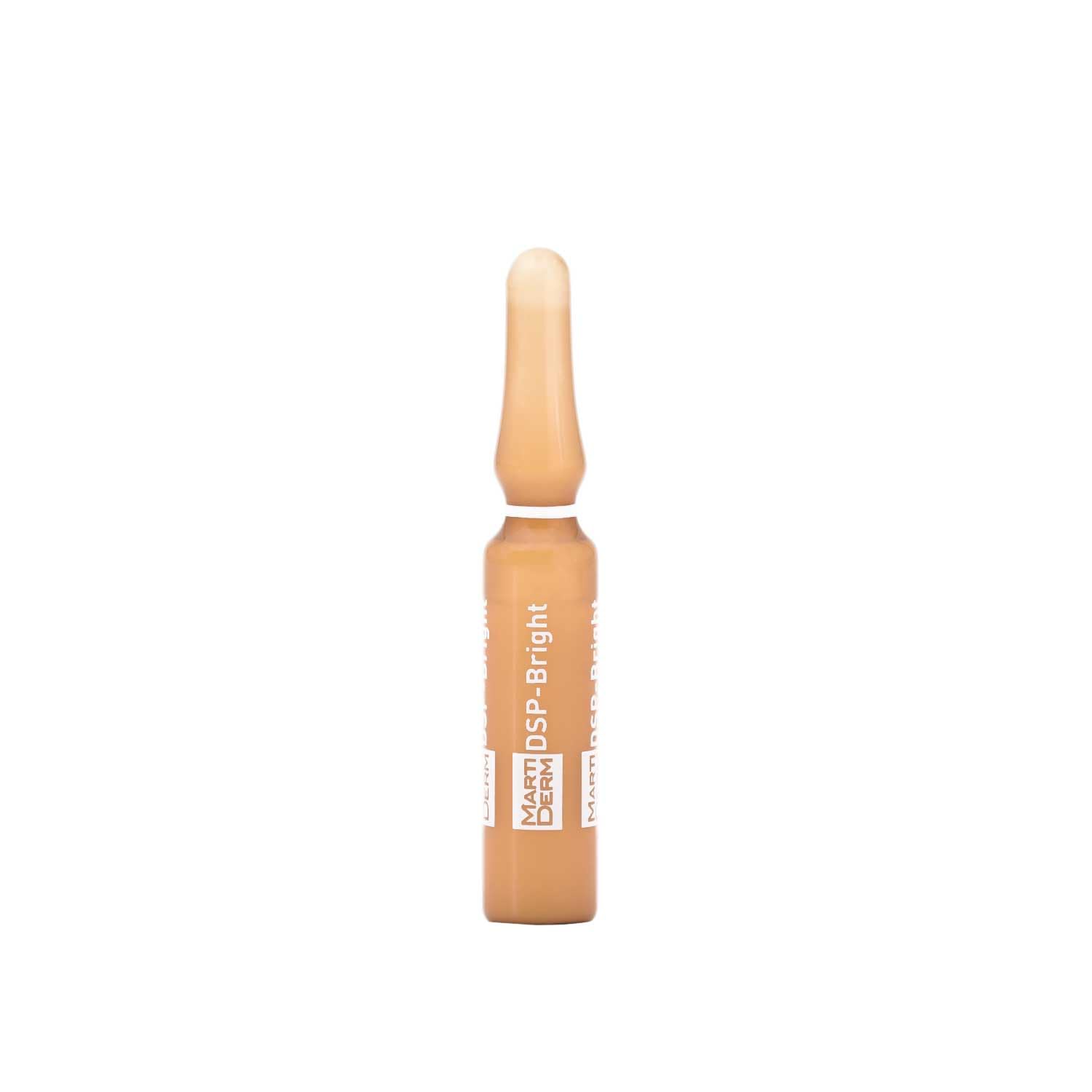 MartiDerm Pigment Zero DSP Bright Ampolletas Faciales Despigmentantes. Solución facial reduce y previene las manchas. Vitamina C -Tech + Ácido Tranexámico - 30 ampolletas
