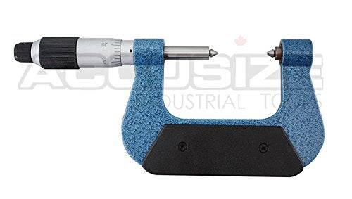 Micrómetro de Rosca Accusize 2-3'' x 0.001'' con 5 Bases en Caja Ajustada