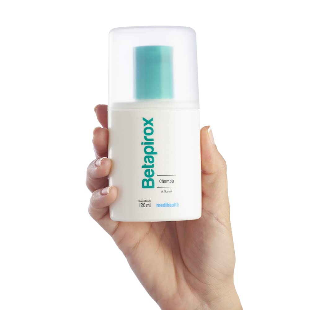 Betapirox Shampoo Dermatológico Anticaspa | Ideal para Cuero Cabelludo Graso o con Tendencia a la Descamación | Para Hombre y Mujer | 120 ml