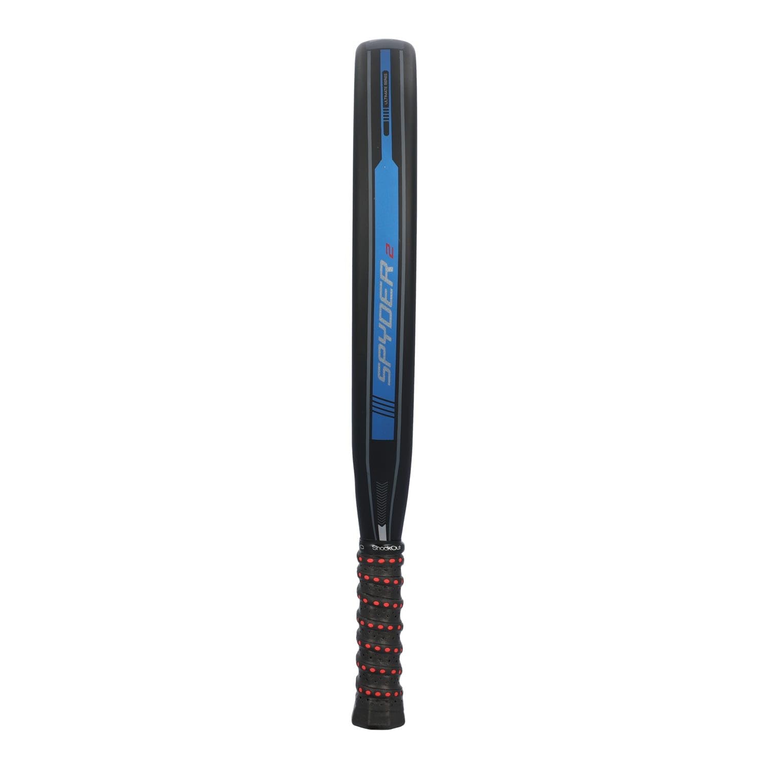 Pala de Pádel Siux Spyder 2 Revolution Attack Negra Eva Suave 3K de Gran Tamaño para Competencia Avanzada
