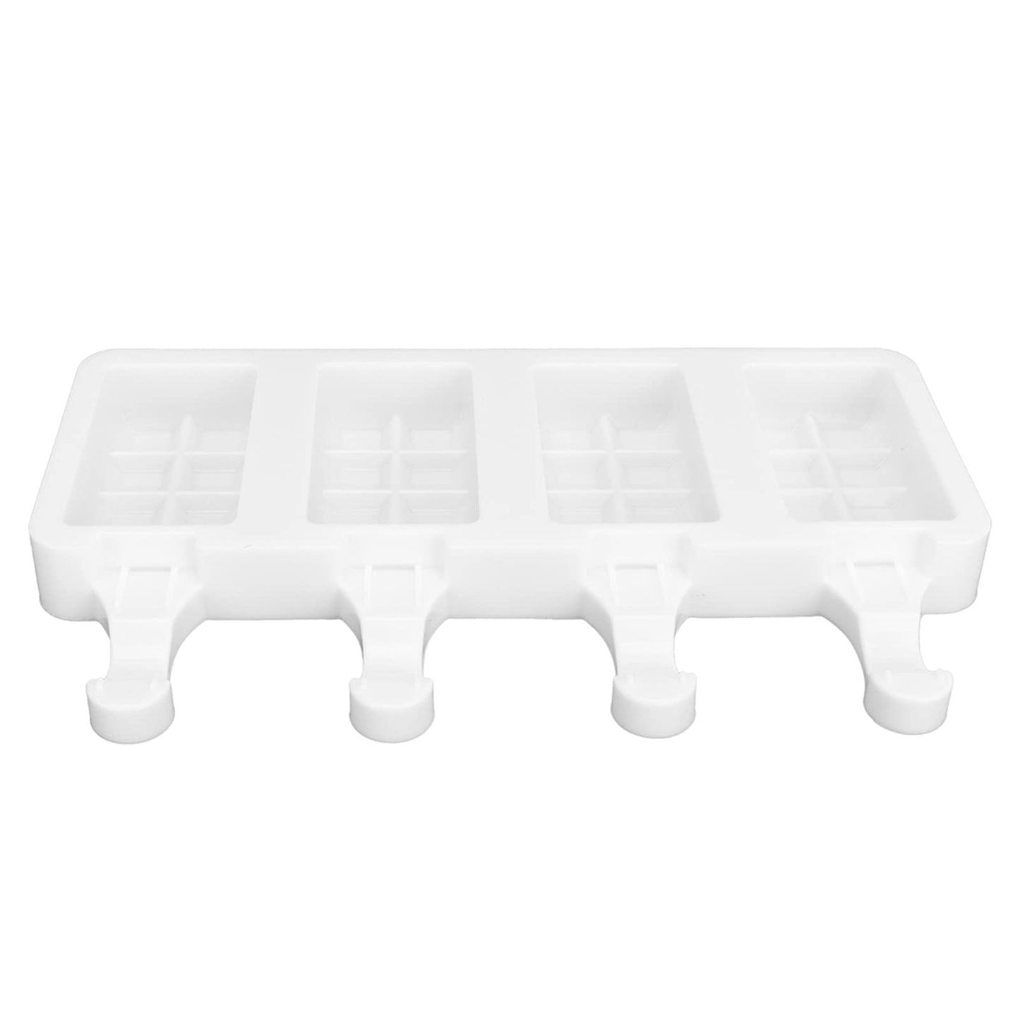 Máquina para Barras de Hielo Qcwwy en Silicona Ecológica, 4 Cavidades, Novedosa para Chocolate, Dulces y Pasteles