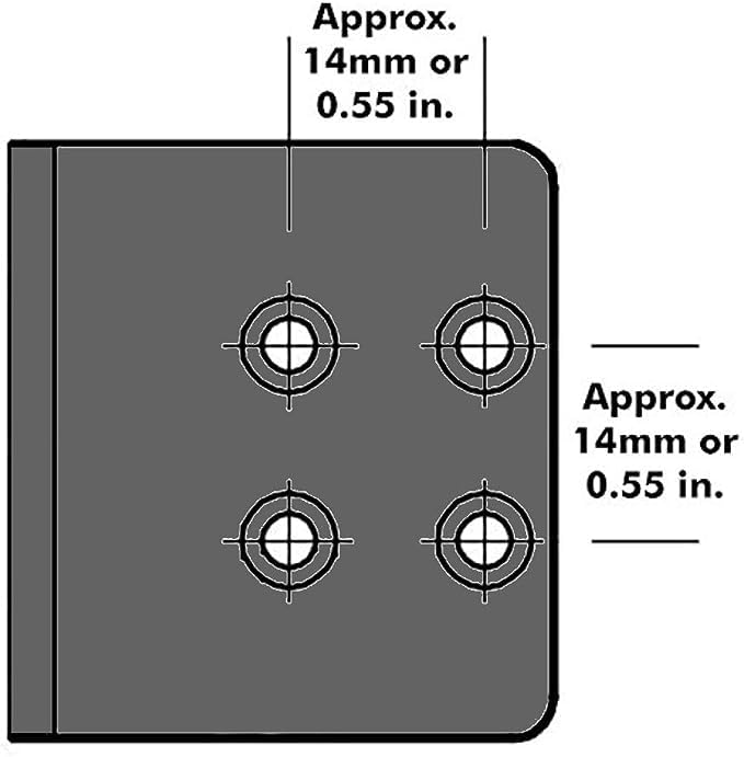 Rack Mount Kit RW RoutersWholesale Compatible con Diversos Productos Buffalo Tech, Cisco, DELL, D-Link, Linksys, NETGEAR y TRENDnet 17.3" Wide