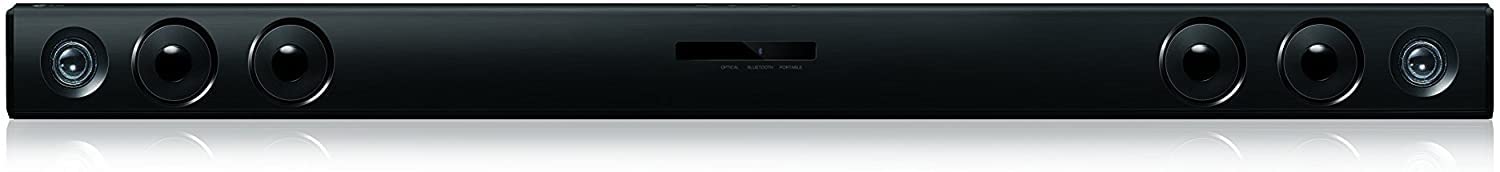 LG Barra de Sonido sk1d 40w, 2.1 Dolby Digital, Bluetooth 4.0, Optico(1), aux(1), Color Negro