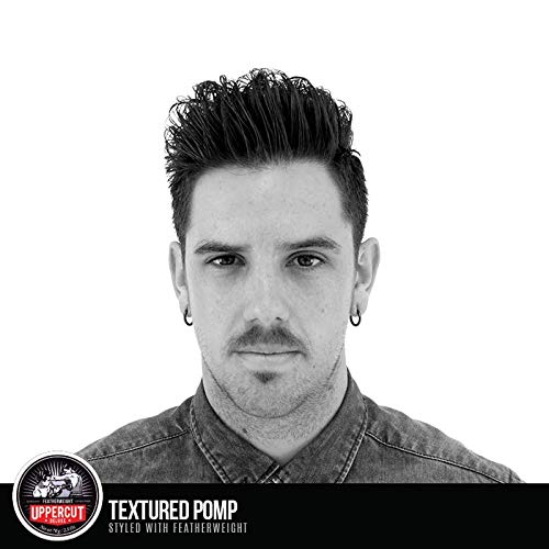 Uppercut Deluxe Featherweight Pomade 2.5oz | Medium Hold with Grip | Low Shine Finish