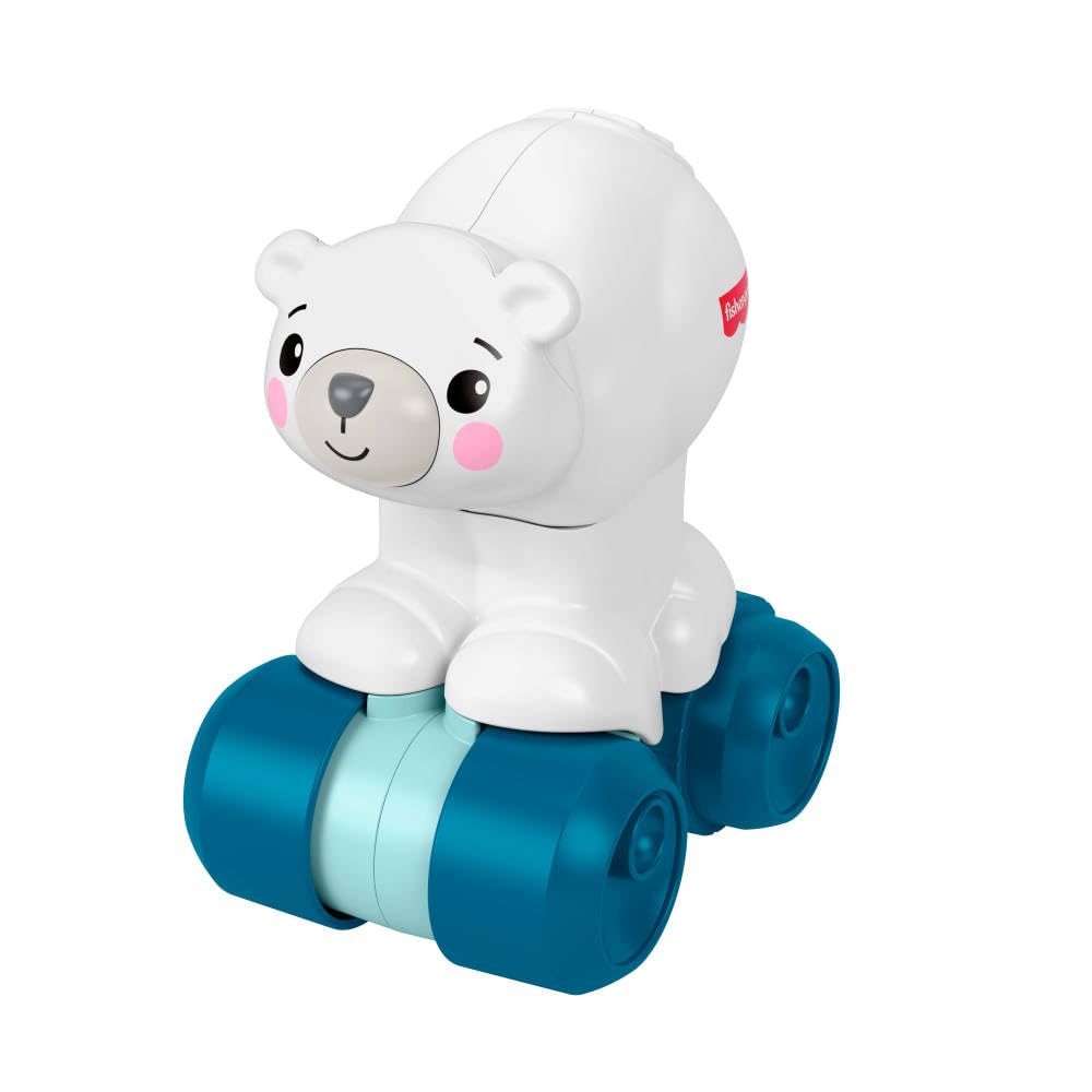 Fisher-Price Juguete para Bebés Osito Polar Gatea Conmigo para bebés de 9 Meses en adelante