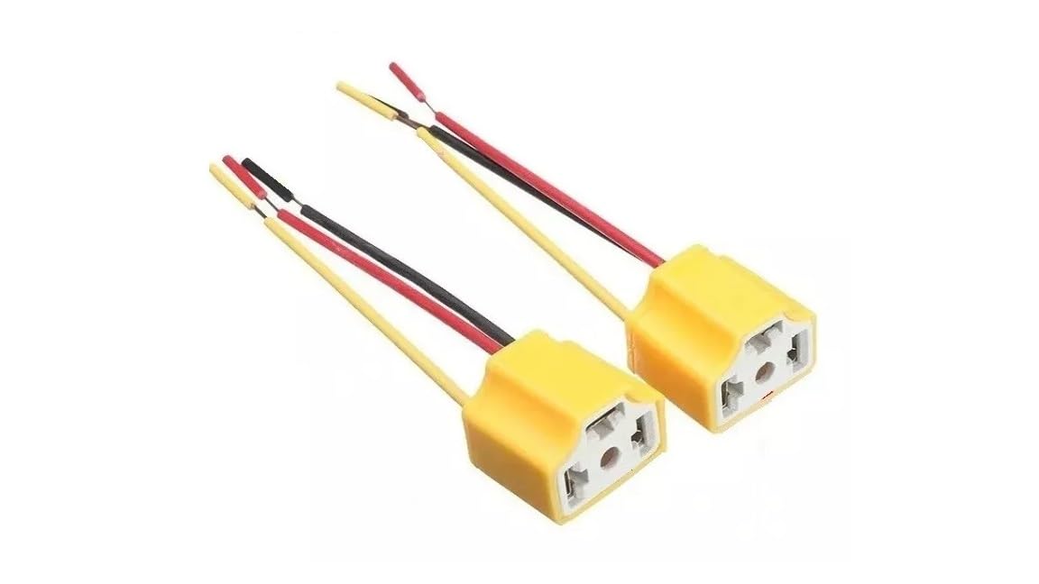 Juego Arnes Conector Foco H4 9003 Ceramica para Auto Moto Led