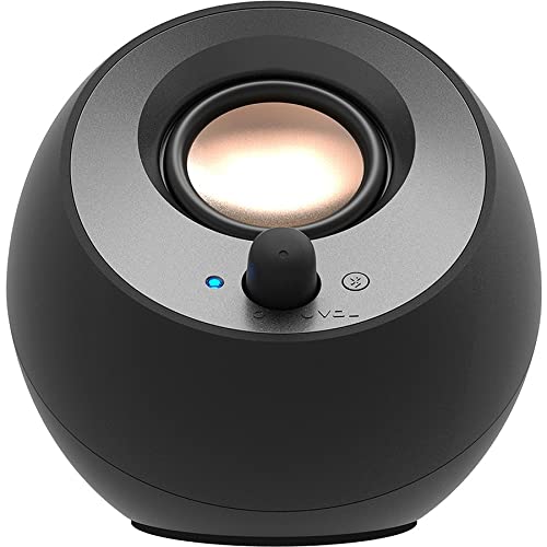 Creative Pebble 2.0 - Sistema de altavoces Bluetooth - 8 W RMS - Negro - computadora - 100 Hz a 17 kHz - USB (reacondicionado)