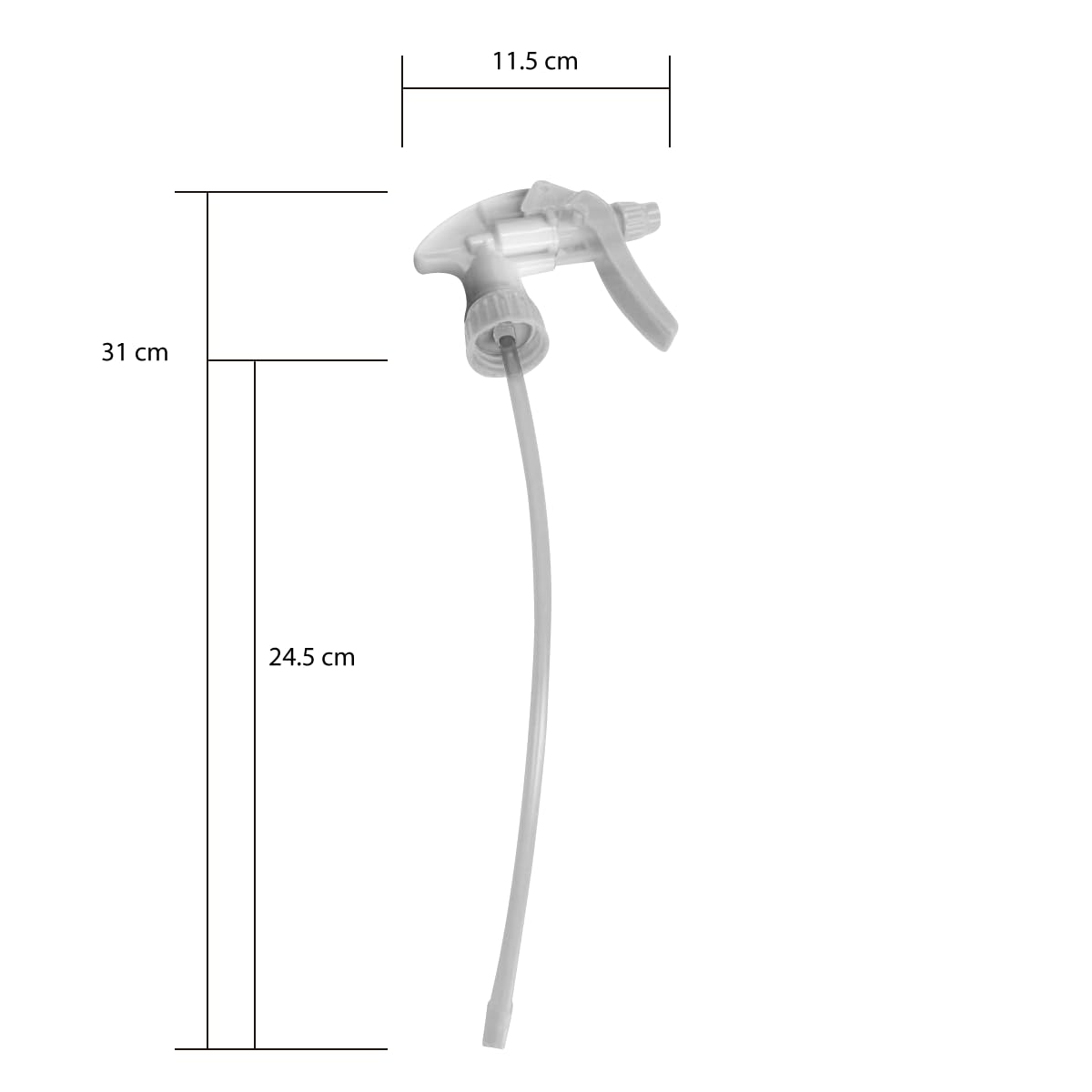 PACKLIFE Atomizador Reforzado R28 Multiusos 10 Pzas (Blanco)