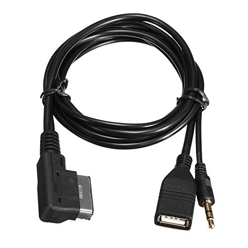 Cable Auxiliar USB Keenso 3.5 mm Adaptador de Audio para Automóviles