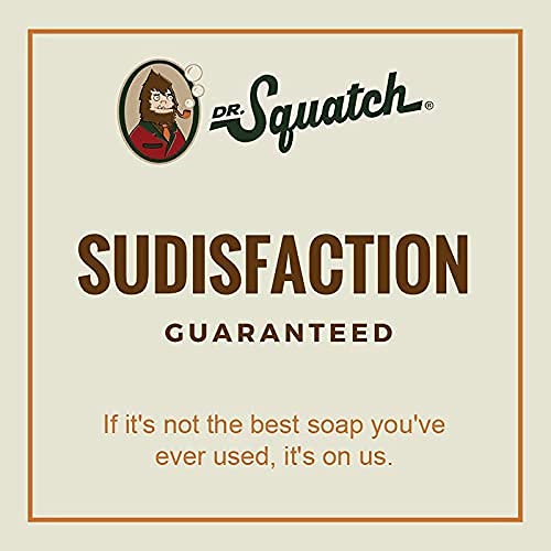 Dr. Squatch Men's Soap 3-Pack Bundle - Cedar Citrus Scented Natural Bar Soap for Men - Skin Exfoliating and Body Nourishing - Organic Handmade in USA (3 Bar Set)