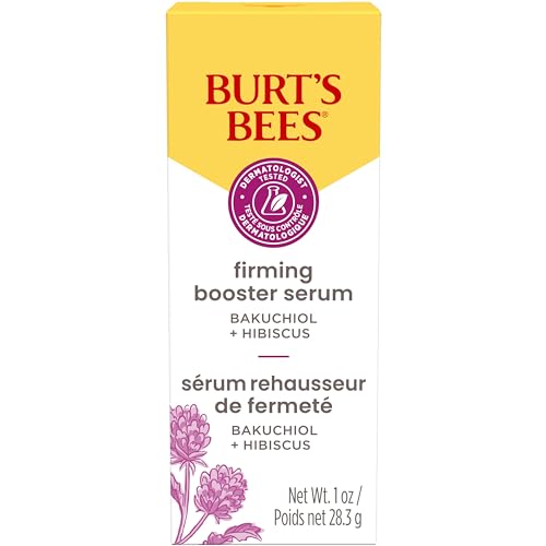Burt's Bees Firming Booster Serum, Bkuchiol and Hibiscus, 1 Ounce