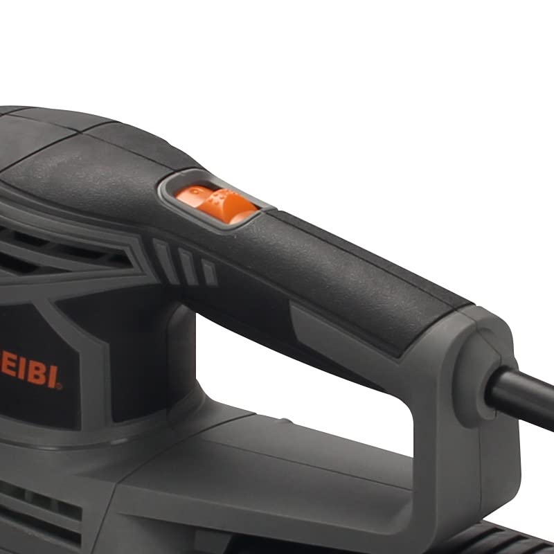 KSEIBI Lijadoras de palma de 1/3 pulgadas para carpintería de 2.2 amperios con cable orbital, lijadora de mano eléctrica de velocidad variable (KSS 24-230V)