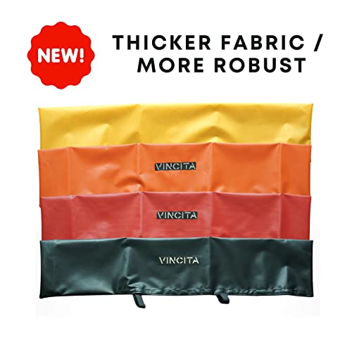 Funda Impermeable Vincita L Lona Verde Duradera para Manubrio Plano de Bicicleta