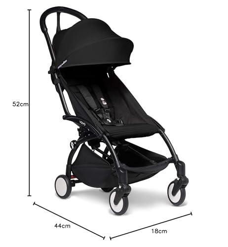 Babyzen Carriola YOYO² Chasis Negro Y Color Pack 6+ (Negro)