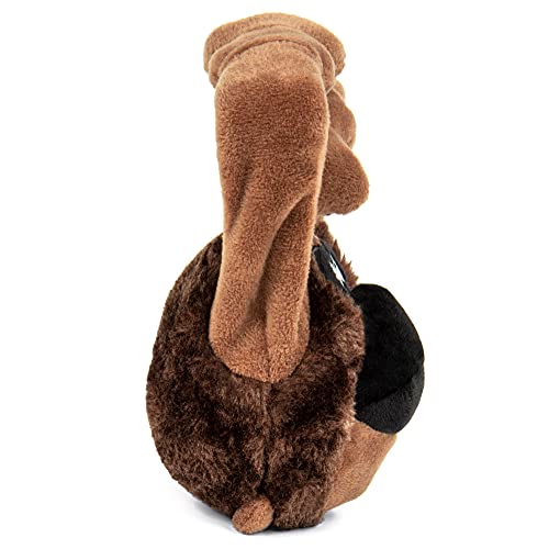 goDog Action Plush Ape - Juguete Animado para Perro chirriante, tecnología de protección para Masticar, Color marrón, Talla única