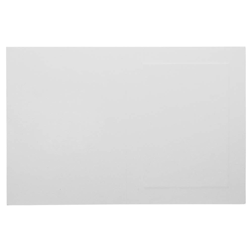 JAM Papel en Blanco Tarjetas de Foldover – 12,7 cm X 6 5/20,3 cm Color Blanco Panel – 100/Pack