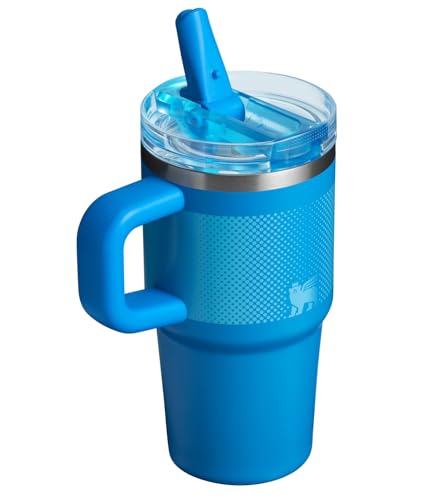 Vaso Stanley Quencher ProTour Abatible con Tapa Antifugas 20 Oz Acero Inoxidable Iisulada para Viajes