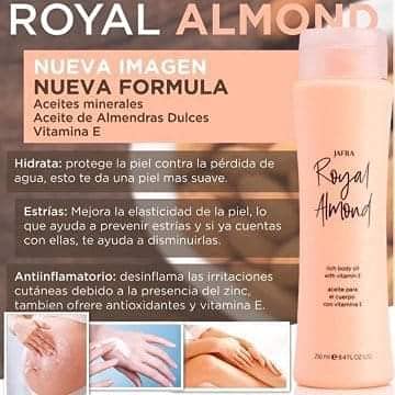 Sets Aceites Corporales Jafra a Escoger (Almendras, 2 Botellas 250ml cada una)