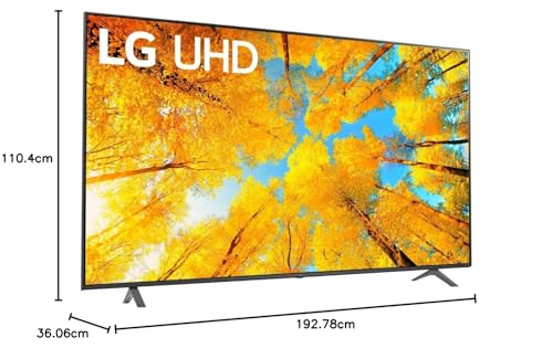LG Pantalla 86 Pulgadas Class 4K UHD 2160p LED Smart Web0S22 TV con Optimizador De Juegos/Alerta Deportiva/Funciona con Alexa y Asistente Google 86UQ7070ZUD (Reacondicionado)