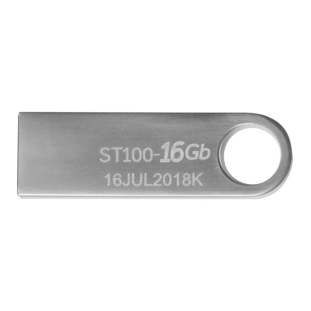Kit Flash Drive USB PSA STYLOS Negro 16 GB Compacta Portátil Almacenamiento USB 2.0