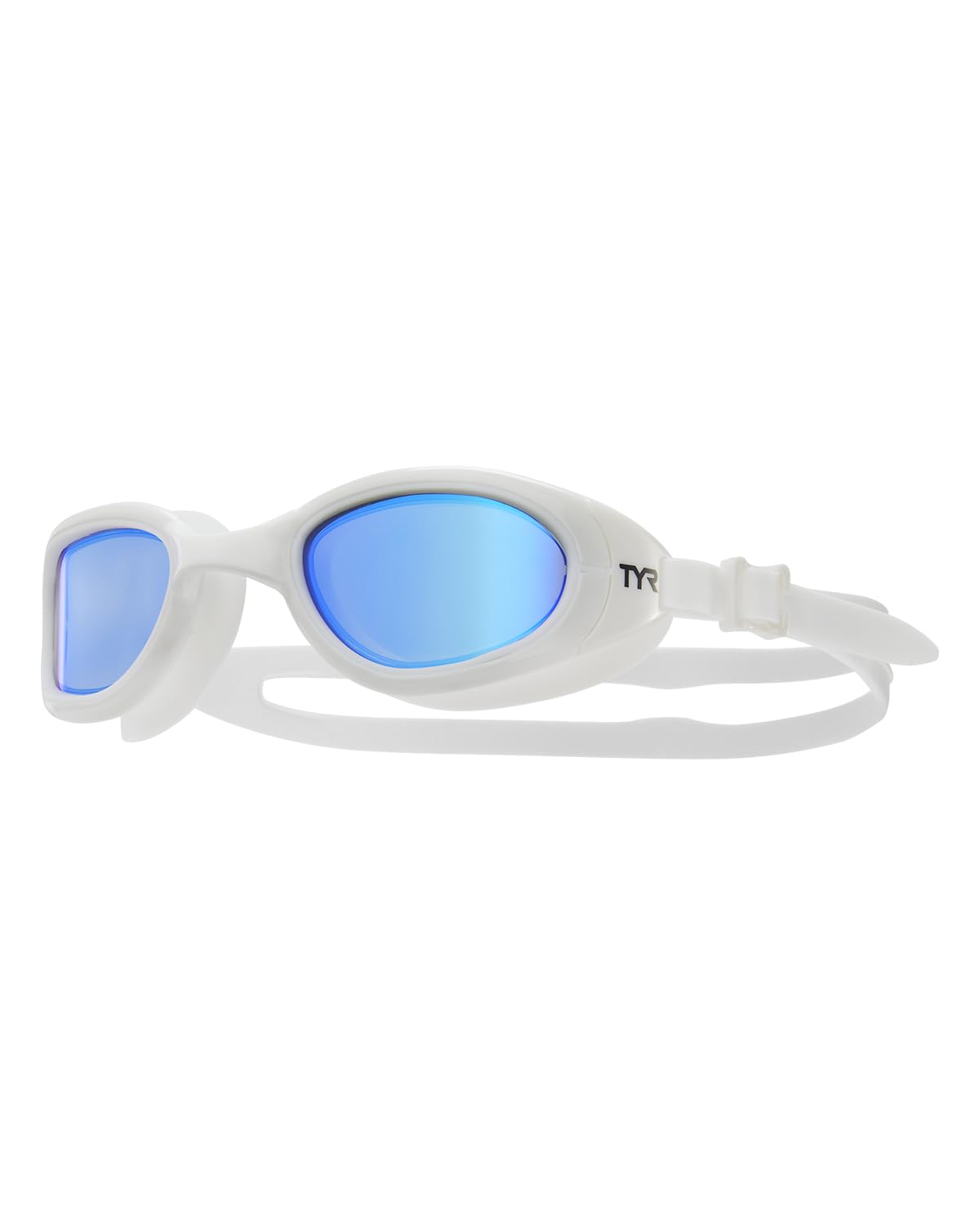 Anteojos de Natación TYR Special Ops 2.0 Blanco con Espejo para Adultos