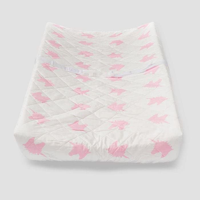 Layette by Monica + Andy - Funda orgánica para cambiador, diseño de unicornio