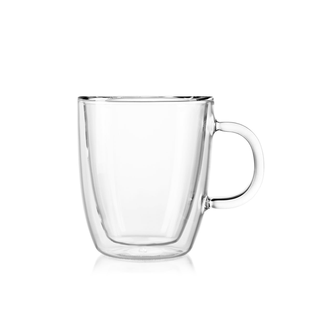 Bodum Bistro Double-Wall Insulated tazas espresso (Cristal, 5-Ounce, Conjunto de 2, Empaque original, Transparente, 1
