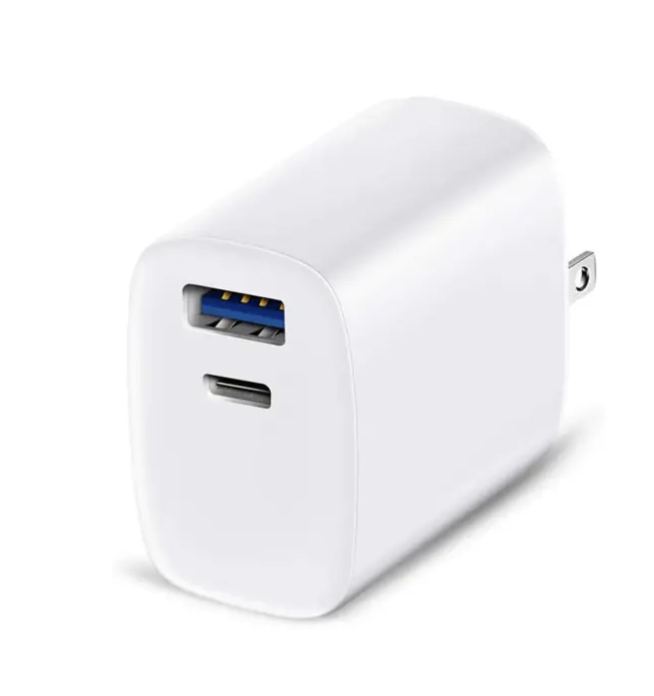 Cargador Rápido 30W USB-C Dual Veetone Blanco
