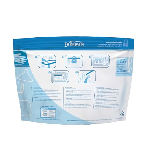 Bolsitas Esterilizadoras para Microondas Dr. Brown's a Vapor