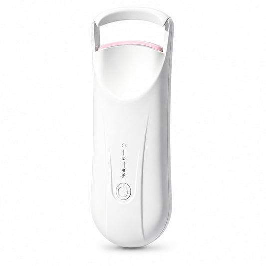 Rizador de Pestañas Eléctrico, Enchinador Térmico Recargable USB-C con 2 Niveles de Temperatura 65°C/85°C, Calentamiento Rápido y Curva 3D, Mini Rizador Portátil para Maquillaje