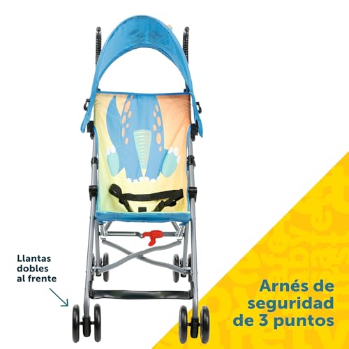 Carriola Safety 1st Negra con Arnés de Seguridad y Personaje Divertido para Niños