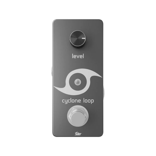 ISET Looper Effects Pedal Ciclón Bucle para Guitarra con Overdubs ilimitados y True Bypass