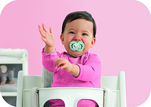 MAM - Chupetes originales mate para bebé, Binky para más de 16 meses, pezón de silicona sin BPA, fácil de limpiar, mejor para bebés lactantes, desarrollado con expertos médicos, 2 unidades de Binkies