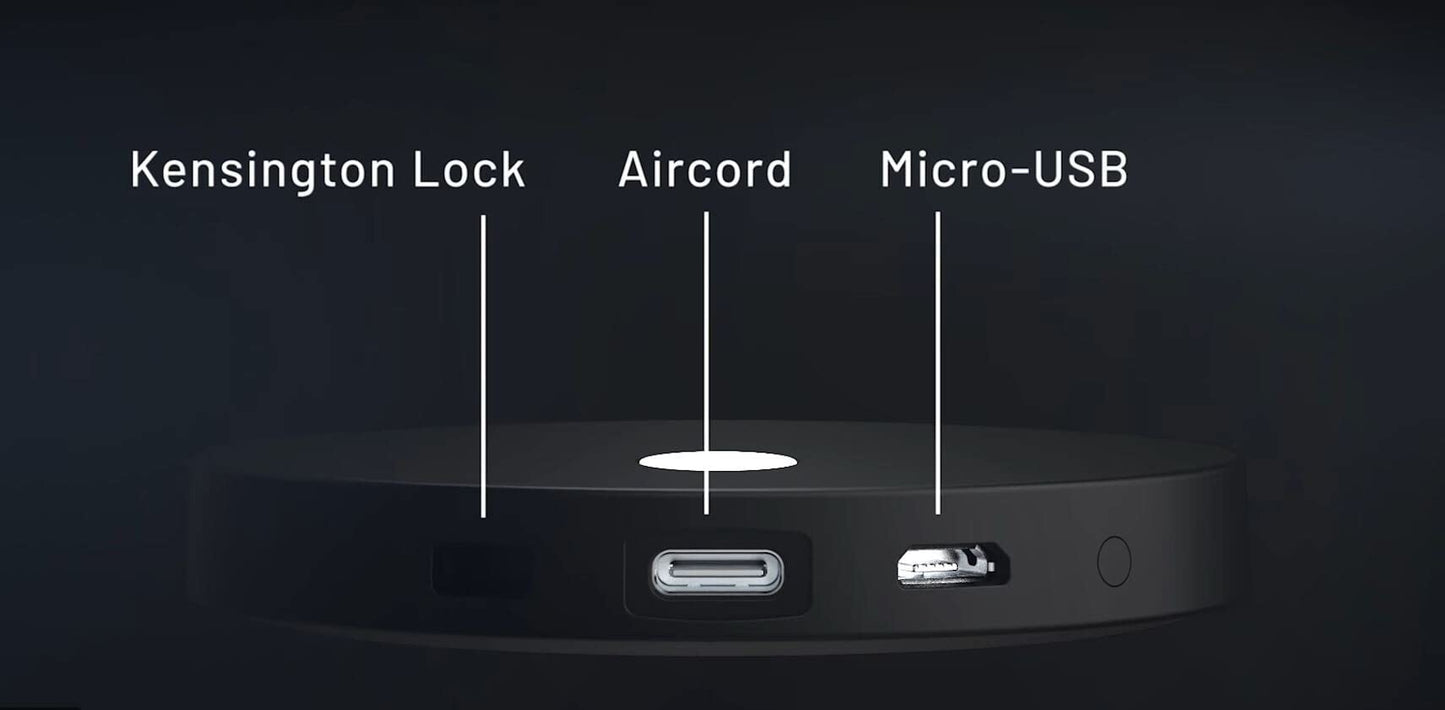 Aixcase AIRTAME 2 - Proyector inalámbrico HDMI (pantalla de espejo a través de IEEE 802.11a/b/g/n/ac, WPA2-PSK/WPA2-EAP/Open)