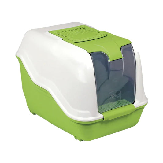 Fancy Pets Arenero con Tapa y Puerta Abatible para Gato Tamañi Chico
