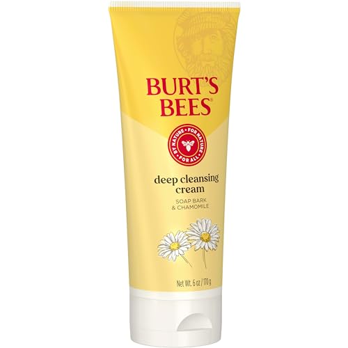 Burts Bees Soap Bark & Chamomile Deep Cleansing Cream for Unisex Soap 6 oz, empaque puede variar