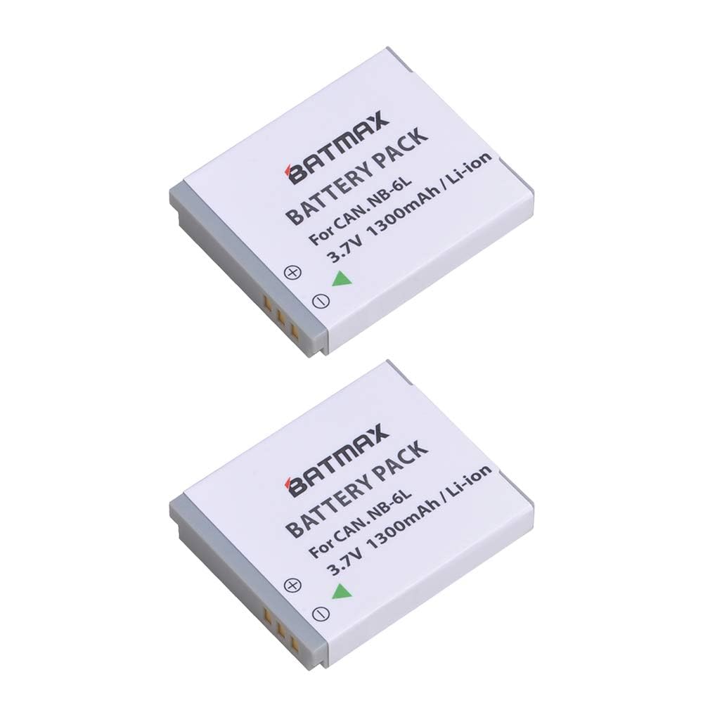 Batería y Cargador USB LCD Batmax 1300mAh para Canon PowerShot