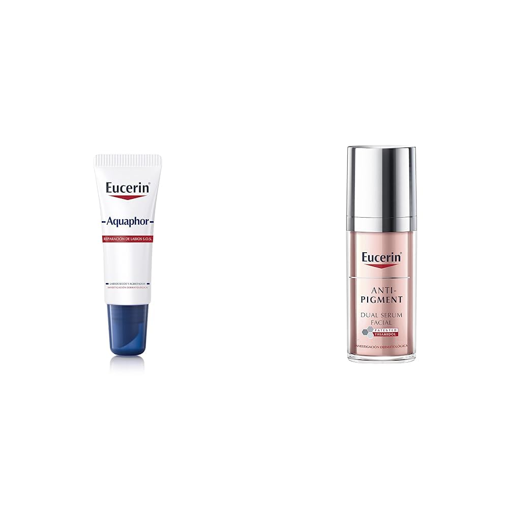 Eucerin Eucerin Aquaphor Reparador De Labios Sos, 10ml, color, 10 ml, pack of/paquete de + Serum facial anti manchas Anti Pigment,30ml