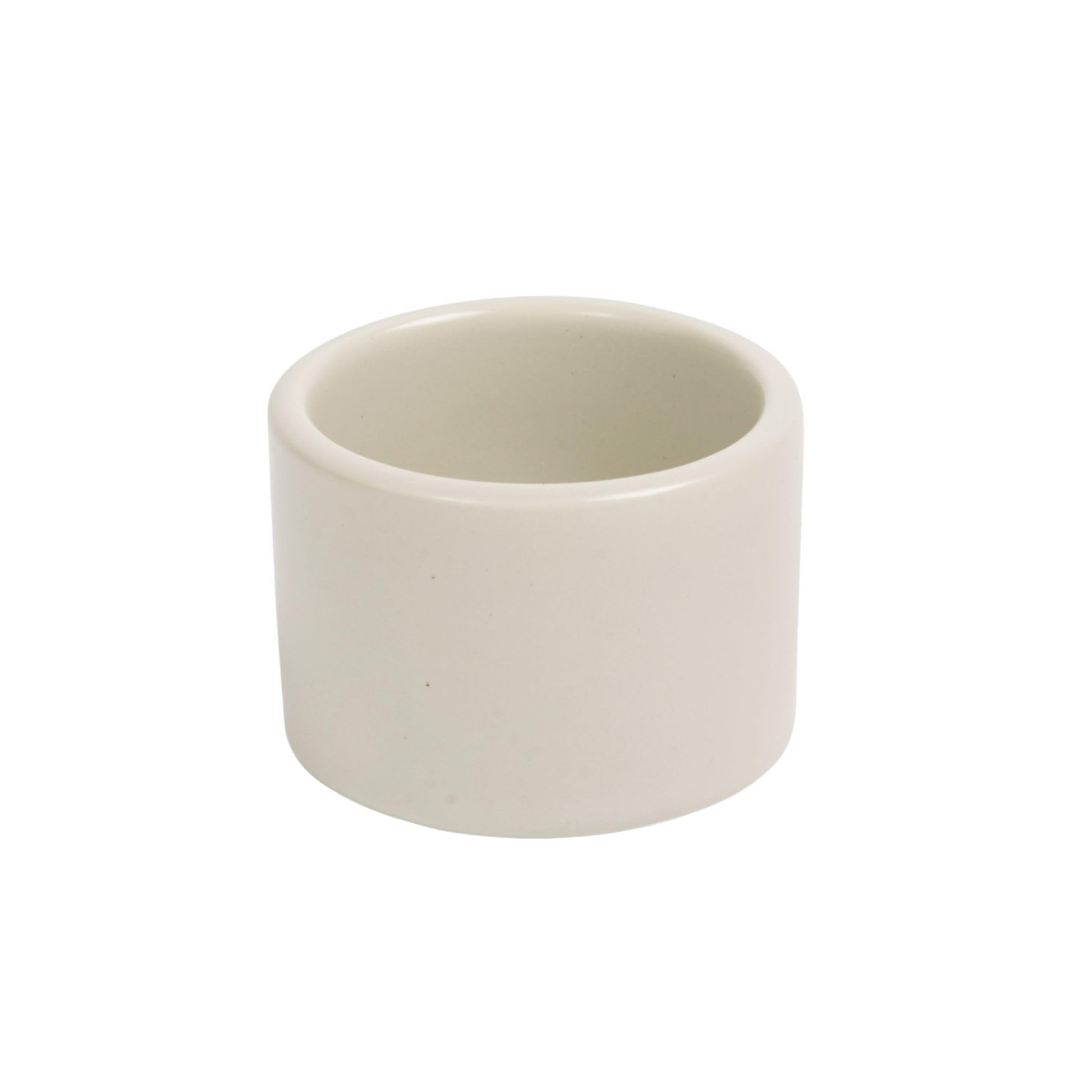Folk Ceramics Leonard Tazas de café expreso de cerámica | Modernas tazas apilables demitasse para espresso, paredes gruesas, sin mango, duraderas, aptas para lavaplatos y microondas, juego de 2, 3