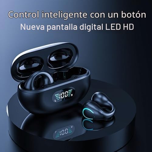 Auriculares Inalámbricos Bitstik Negro Bluetooth 5.3 Oído Abierto